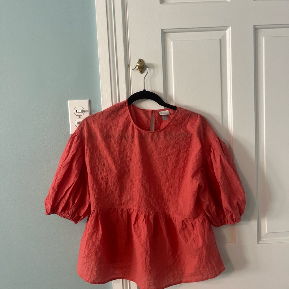 Coral Blouse